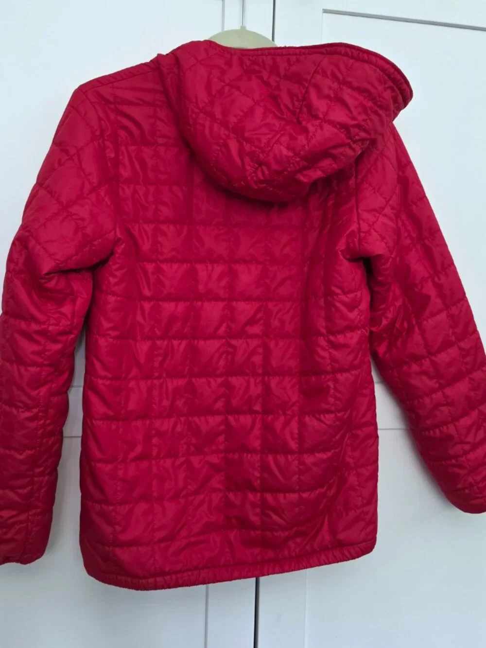 Columbia Boys Red Rugged Ridge Sherpa Lined Hooded Jacket Size L/14-16 EUC